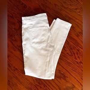 Banana Republic Women's White Skinny Jeans